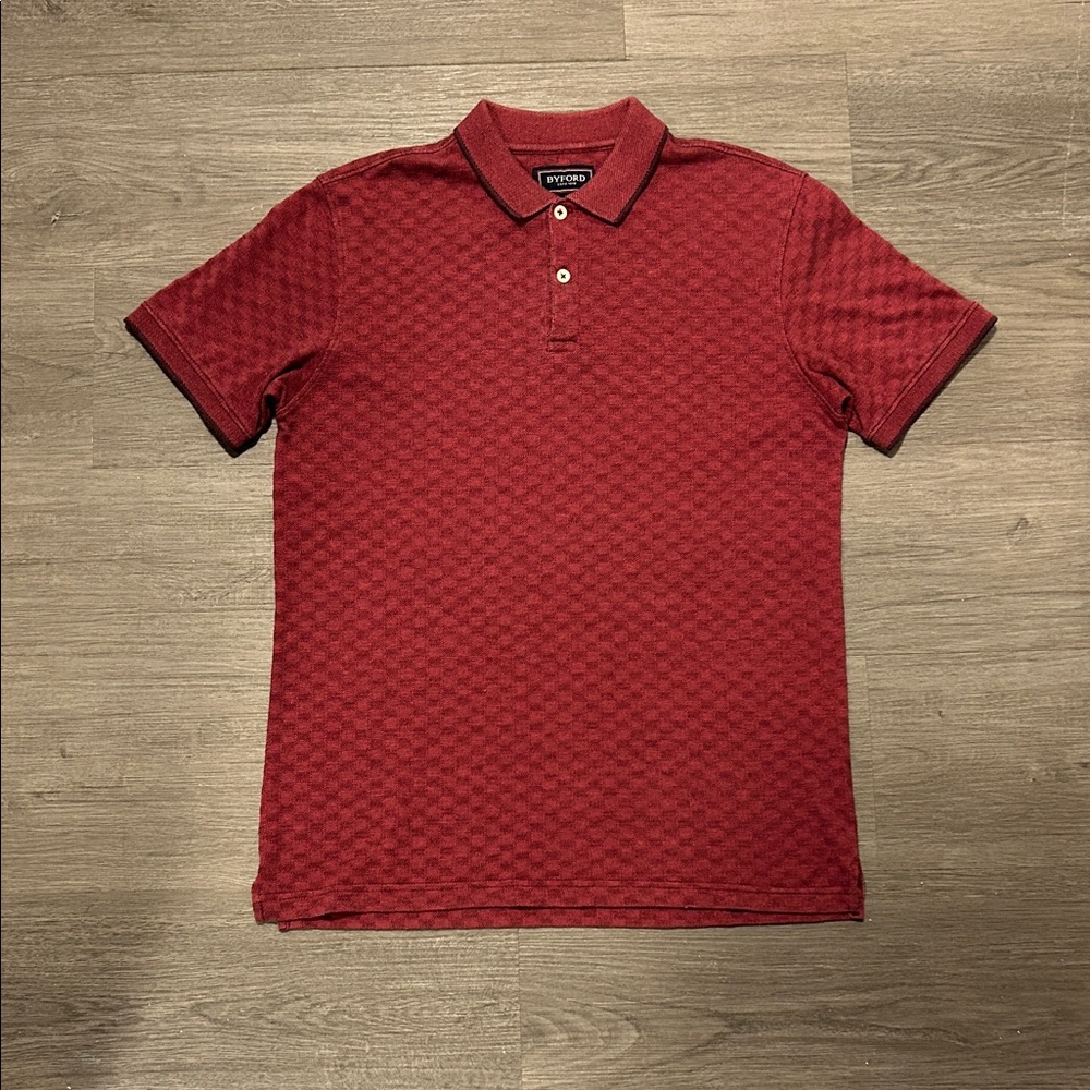 Byford Men's Burgundy Polo Shirt